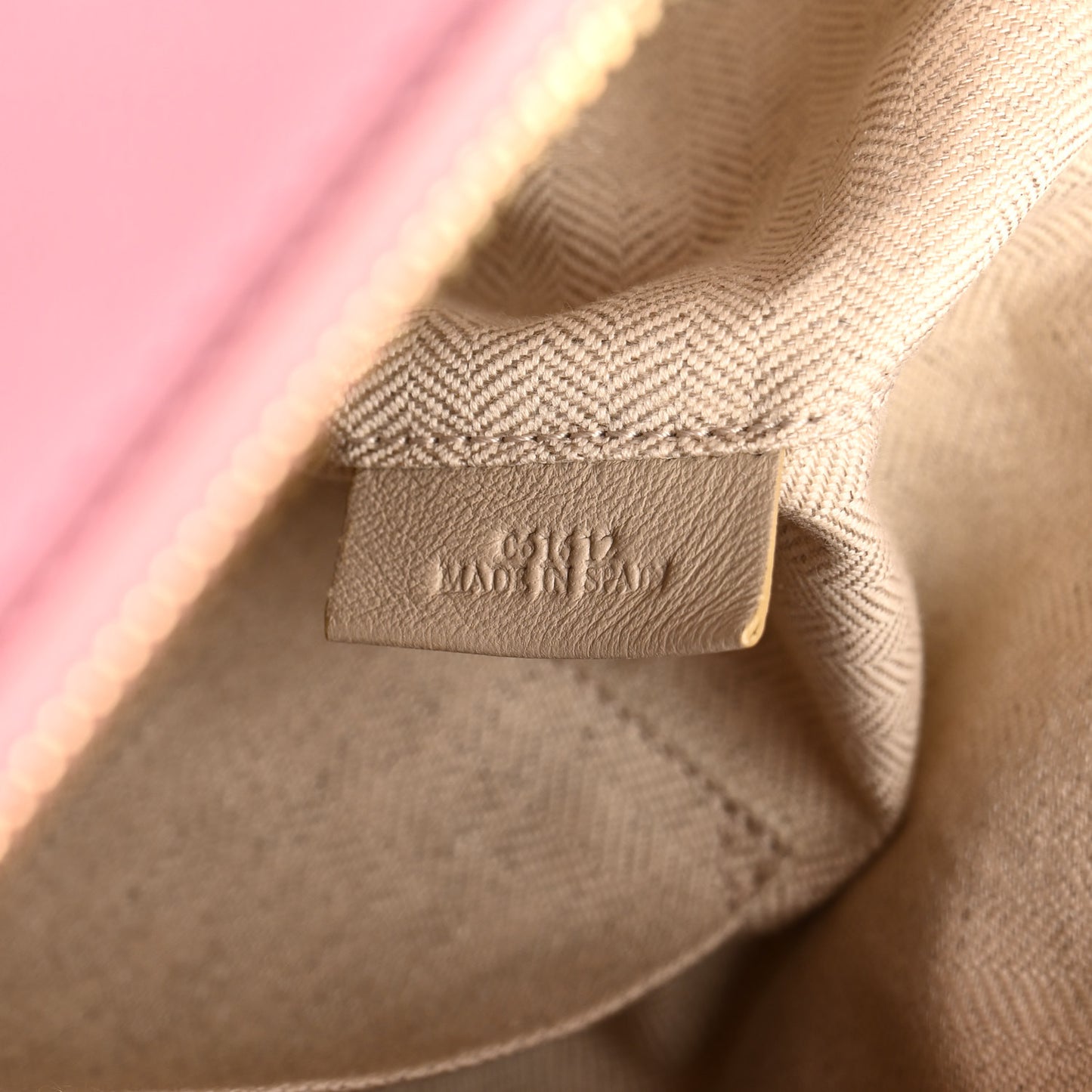 Calfskin Medium Puzzle Bag Soft Pink