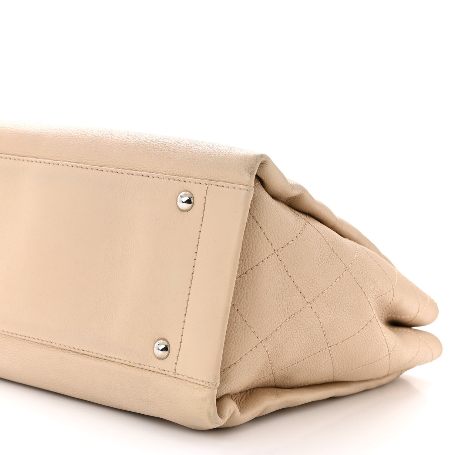 Chanel Caviar Executive Cerf Shopper Tote Beige 10 of 14