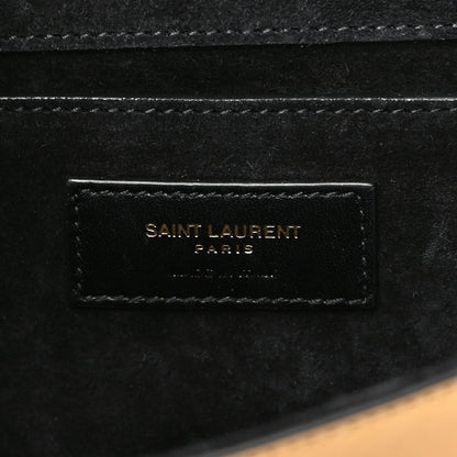 Saint Laurent Metallic Calfskin Small Classic Monogram Kate Tassel Satchel Gold 6 of 18