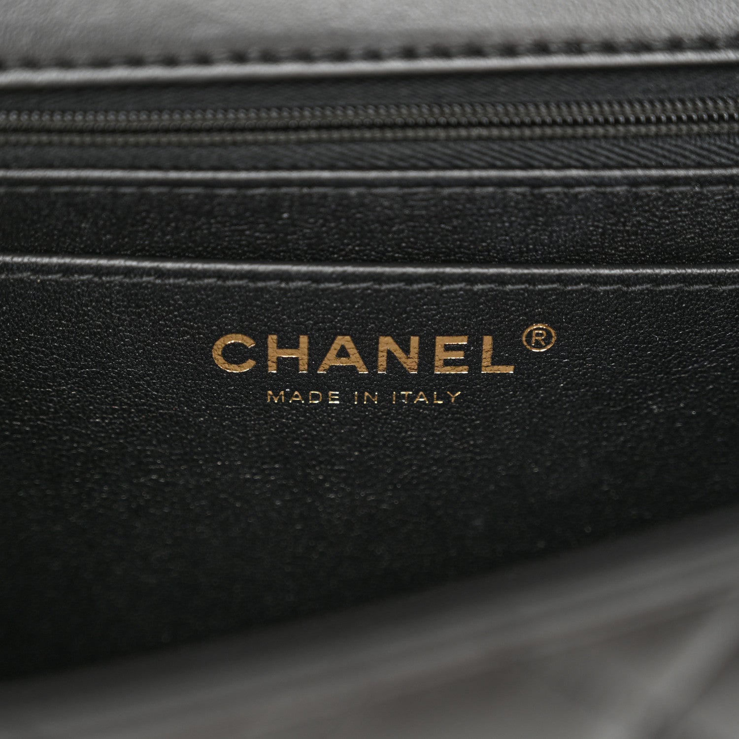 Chanel Lambskin Quilted Resin Graphic Frame Flap Bag Black White 6 of 12