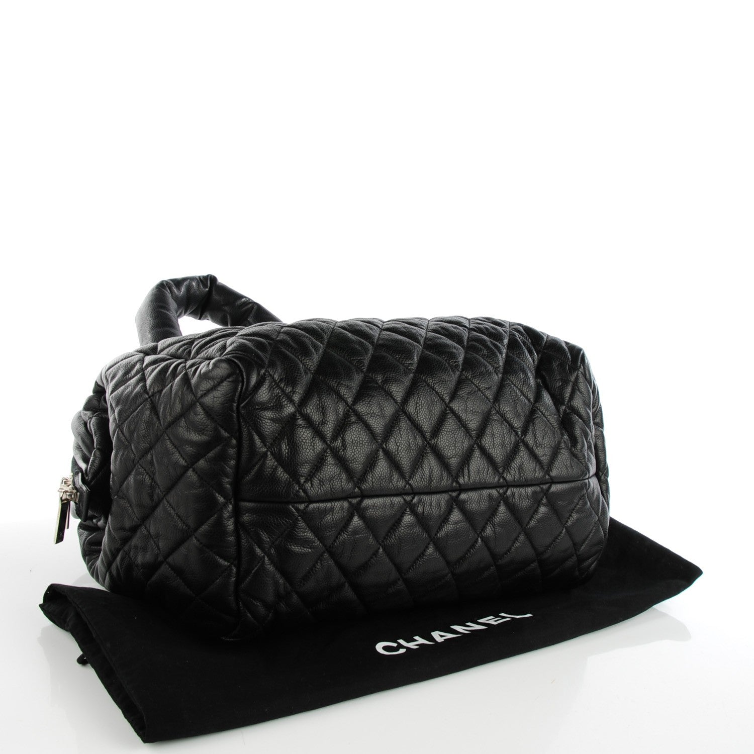 Chanel Caviar Coco Cocoon Bowler Black 4 of 7