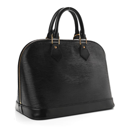 Louis Vuitton Epi Alma PM Black 3 of 19