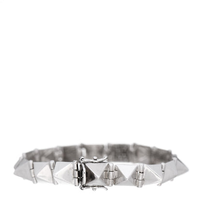 Anita Ko 14K White Gold Diamond Small Spike Bracelet 3 of 5