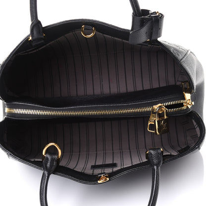 Louis Vuitton Empreinte Montaigne MM Black 5 of 10