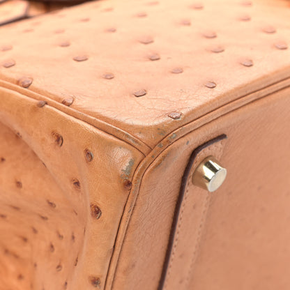Hermes Ostrich Birkin 30 Sable 35 of 41