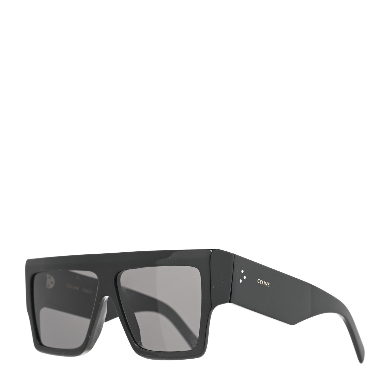 Celine Rectangular Sunglasses CL400921 Black 1 of 7