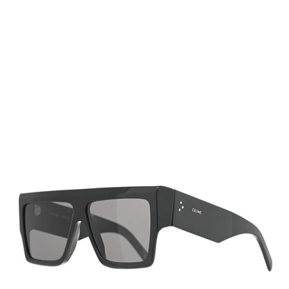 Celine Rectangular Sunglasses CL400921 Black 1 of 7