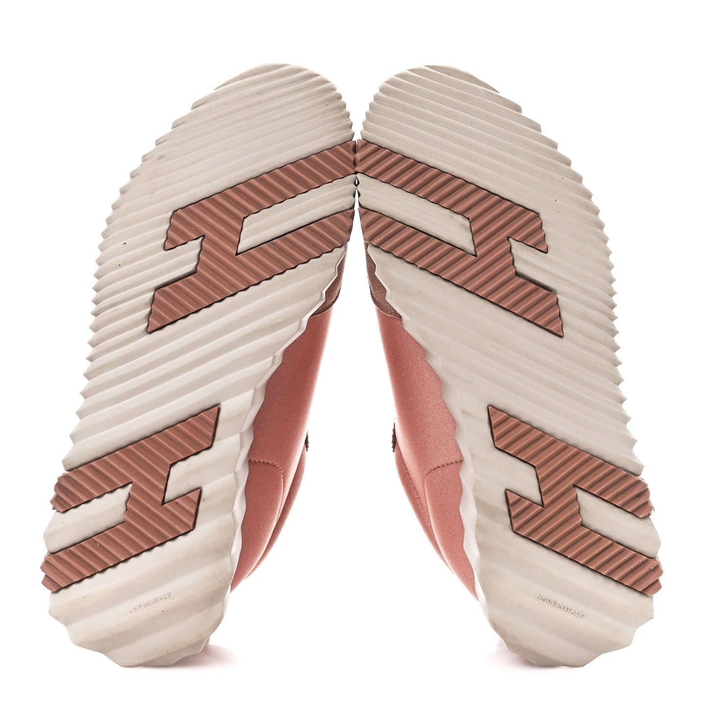 Sport Goatskin Suede Goatskin Bouncing Sneakers 38 Rose Porcelaine