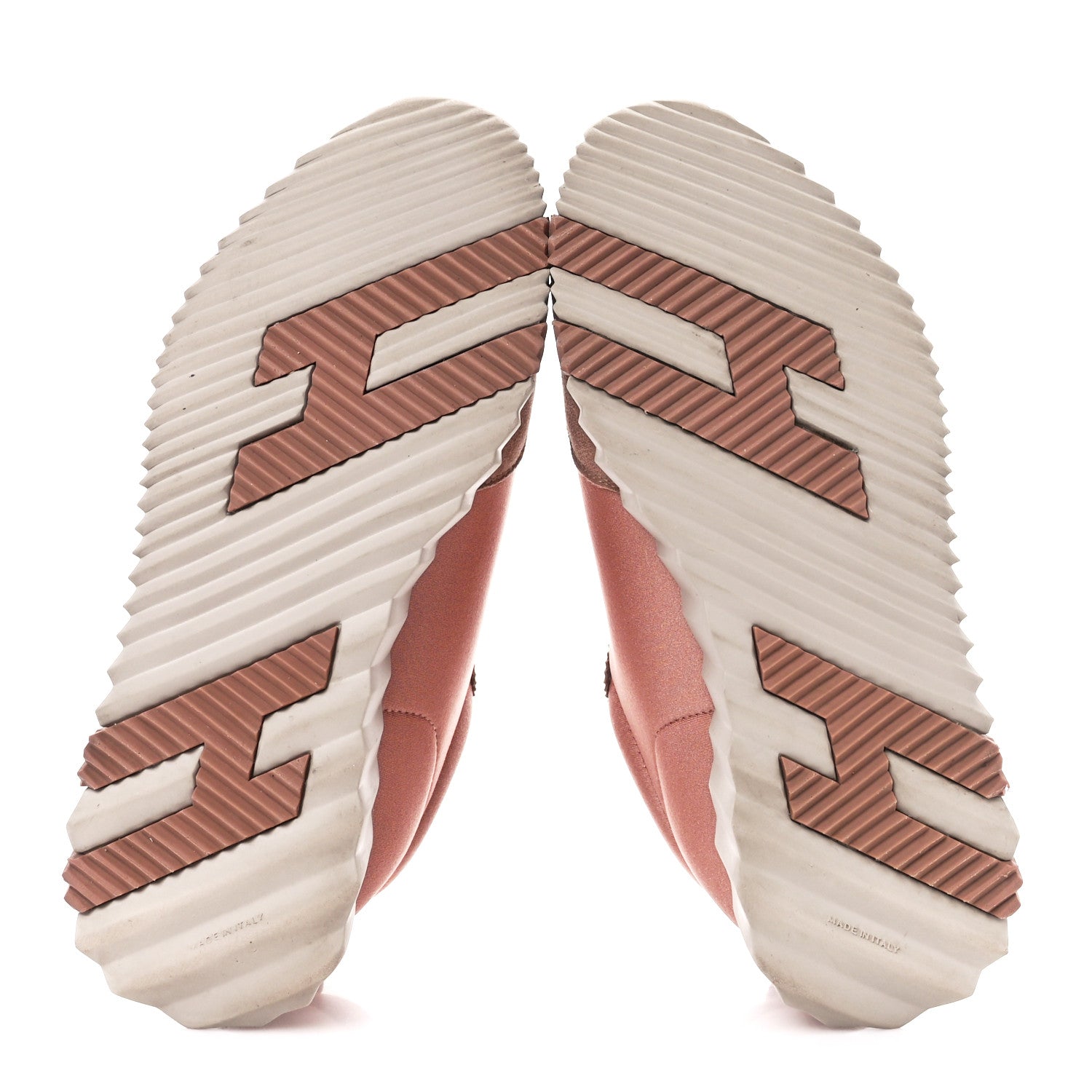 Hermes Sport Goatskin Suede Goatskin Bouncing Sneakers 38 Rose Porcelaine 5 of 8