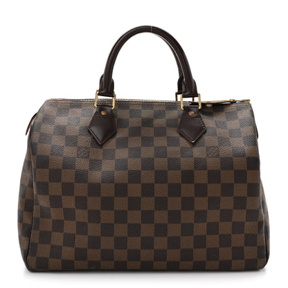 Louis Vuitton Damier Ebene Speedy 30 1 of 16