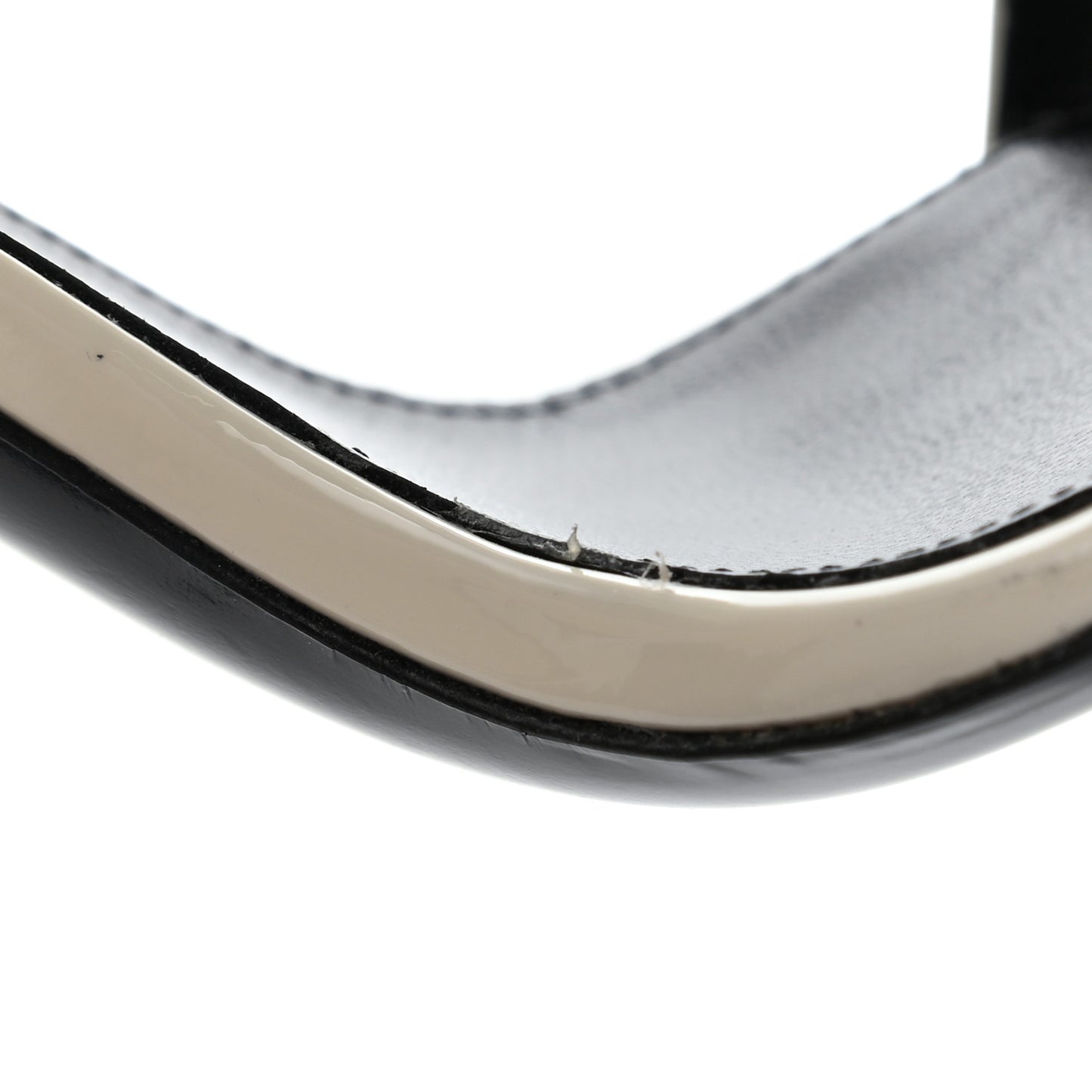 Patent Calfskin 110 Opyum Sandals 38 Neutro