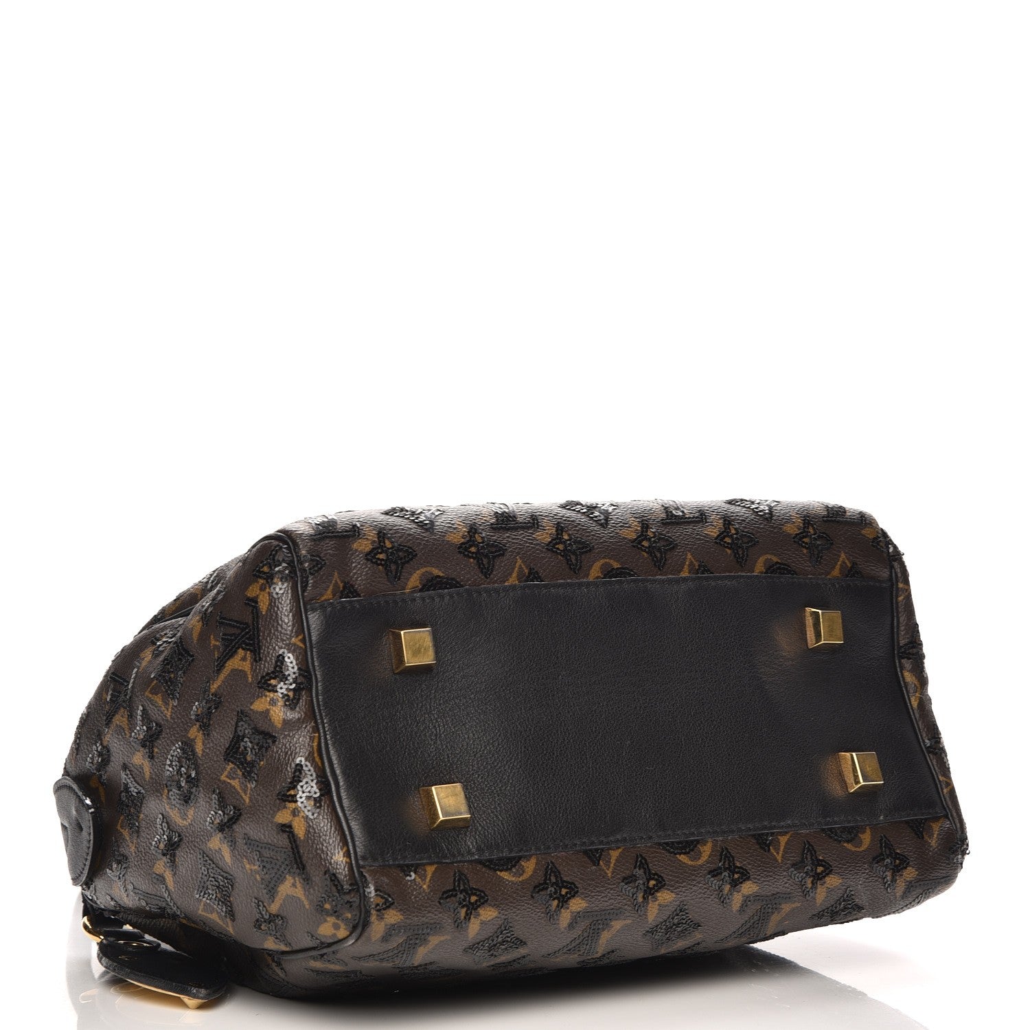 Louis Vuitton Monogram Sequins Eclipse Speedy 28 Black 4 of 8
