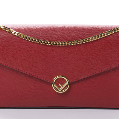 Fendi Vitello Cruise F is Fendi Envelope Wallet on Chain with Pouches Fragola 12 of 13