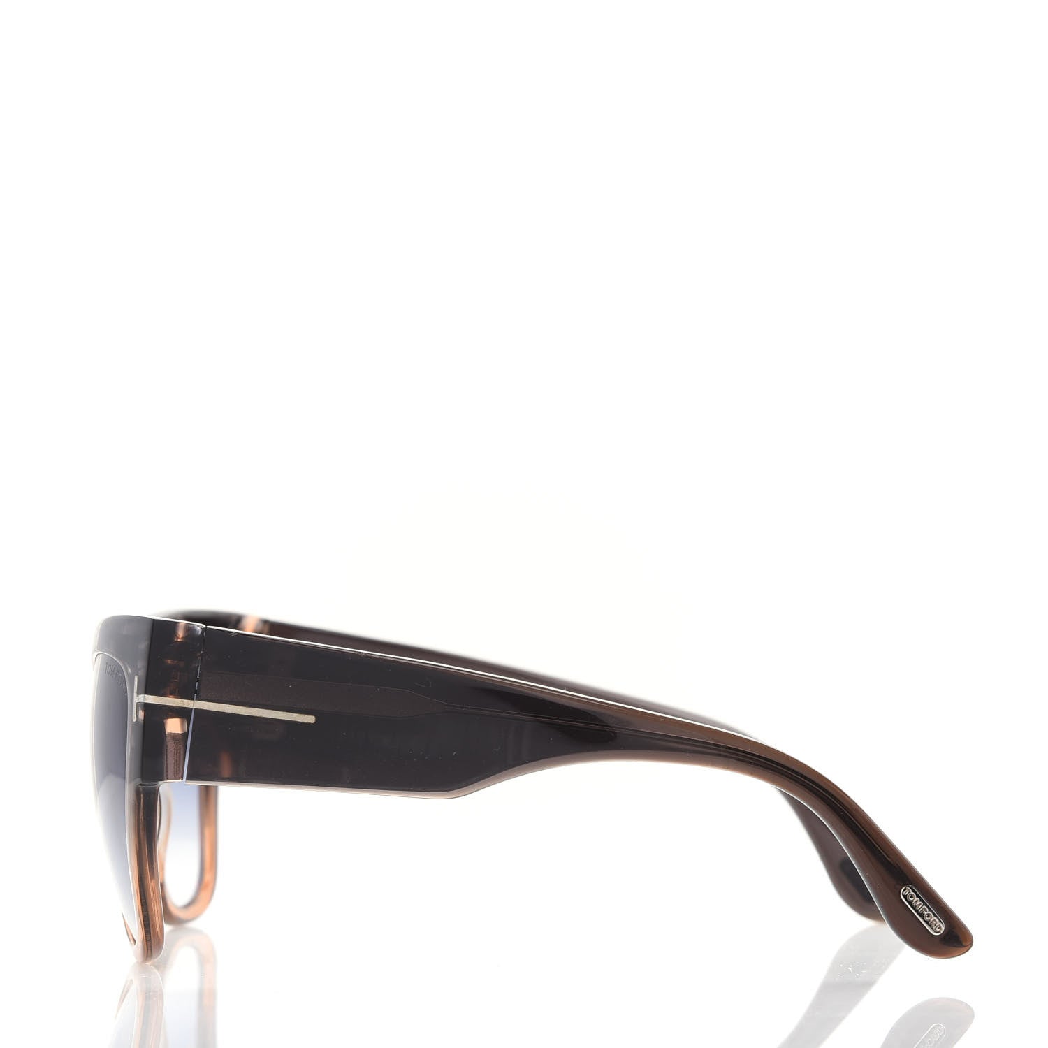 Tom Ford Anoushka Sunglasses TF371 Melange Grey Peach 3 of 8