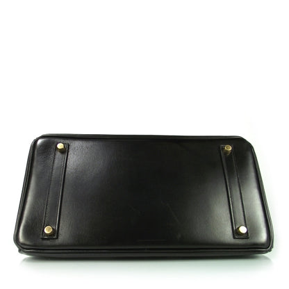 Hermes Box Calfskin Birkin 35 Black 4 of 11