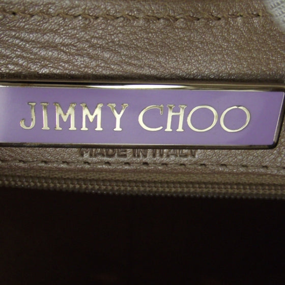 Jimmy Choo Leather Rhona Satchel Metallic 7 of 9