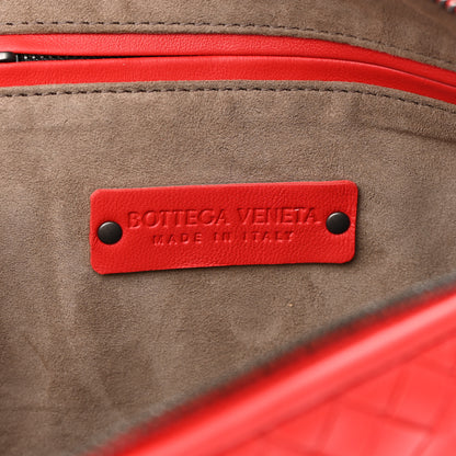 Bottega Veneta Nappa Intrecciato Nodini Crossbody Messenger Red 6 of 10