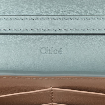 Chloe Grained Calfskin Aby Chain Wallet Faded Blue 6 of 8