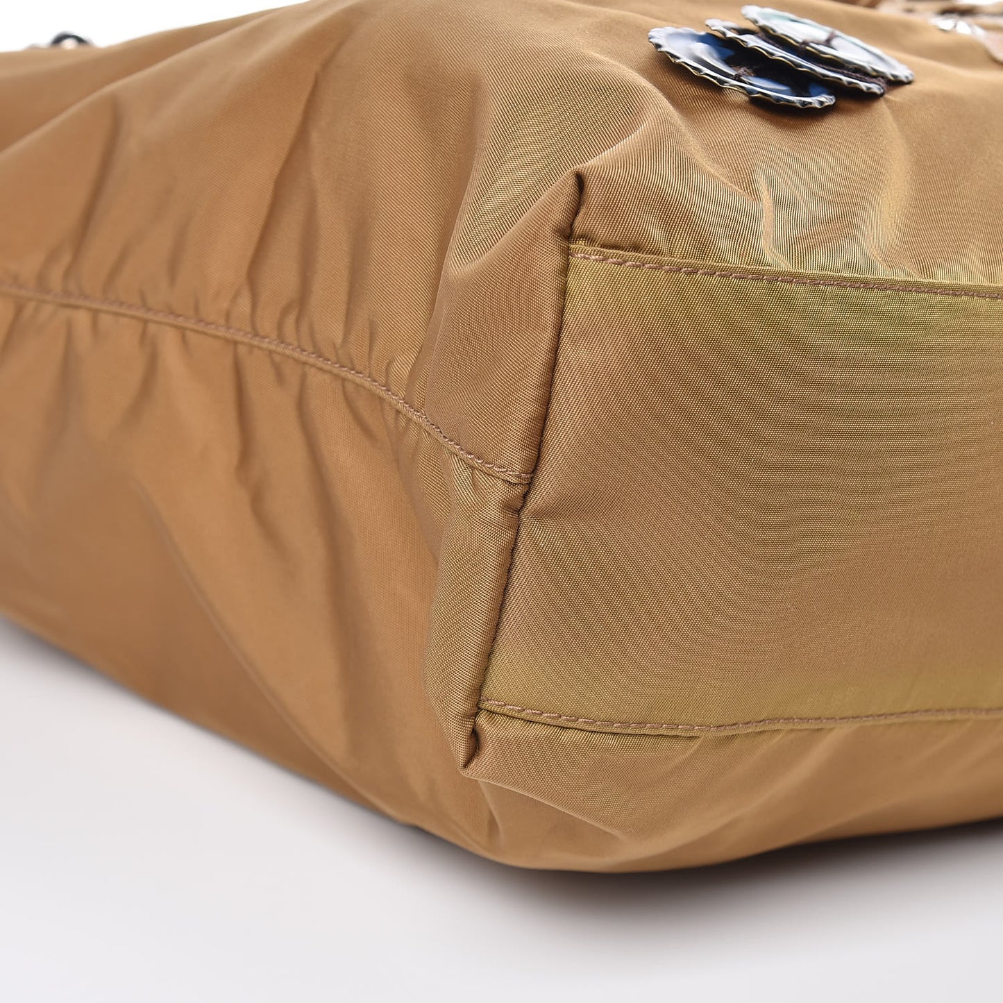 Tessuto Nylon Robot Tote Tabacco