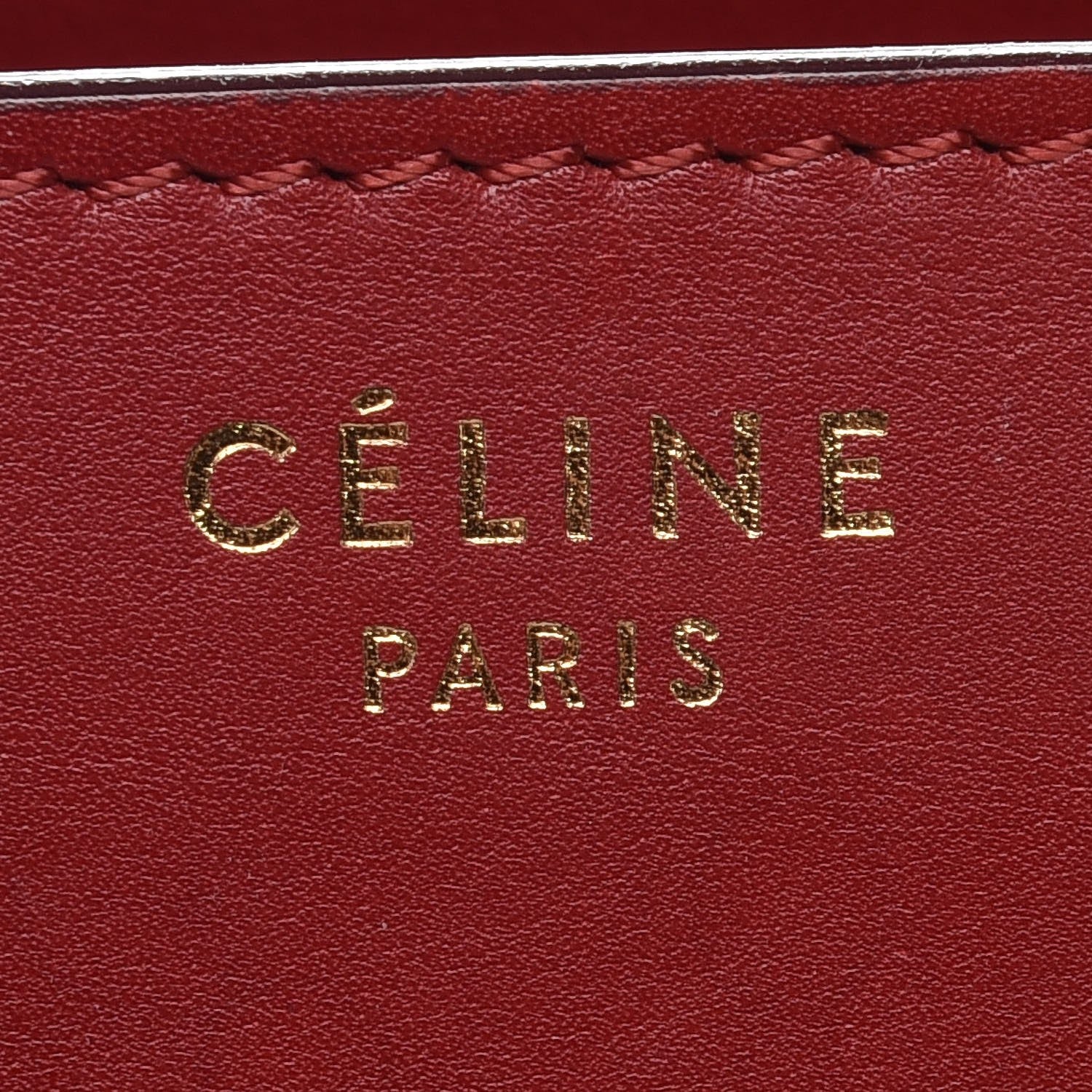 Celine Smooth Calfskin Mini Luggage Red 6 of 15