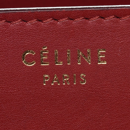 Celine Smooth Calfskin Mini Luggage Red 6 of 15