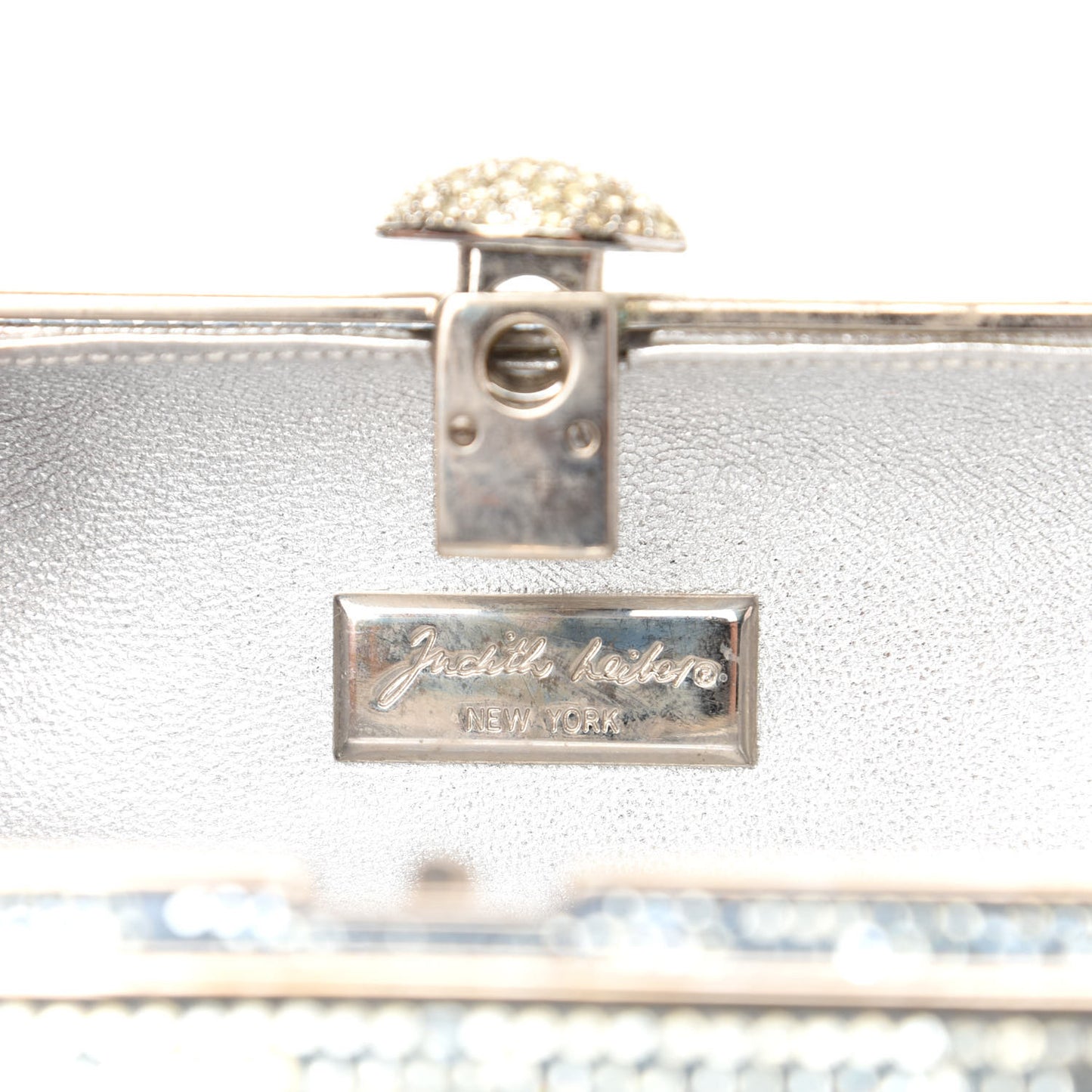 Swarovski Crystal Minaudiere Clutch Blue