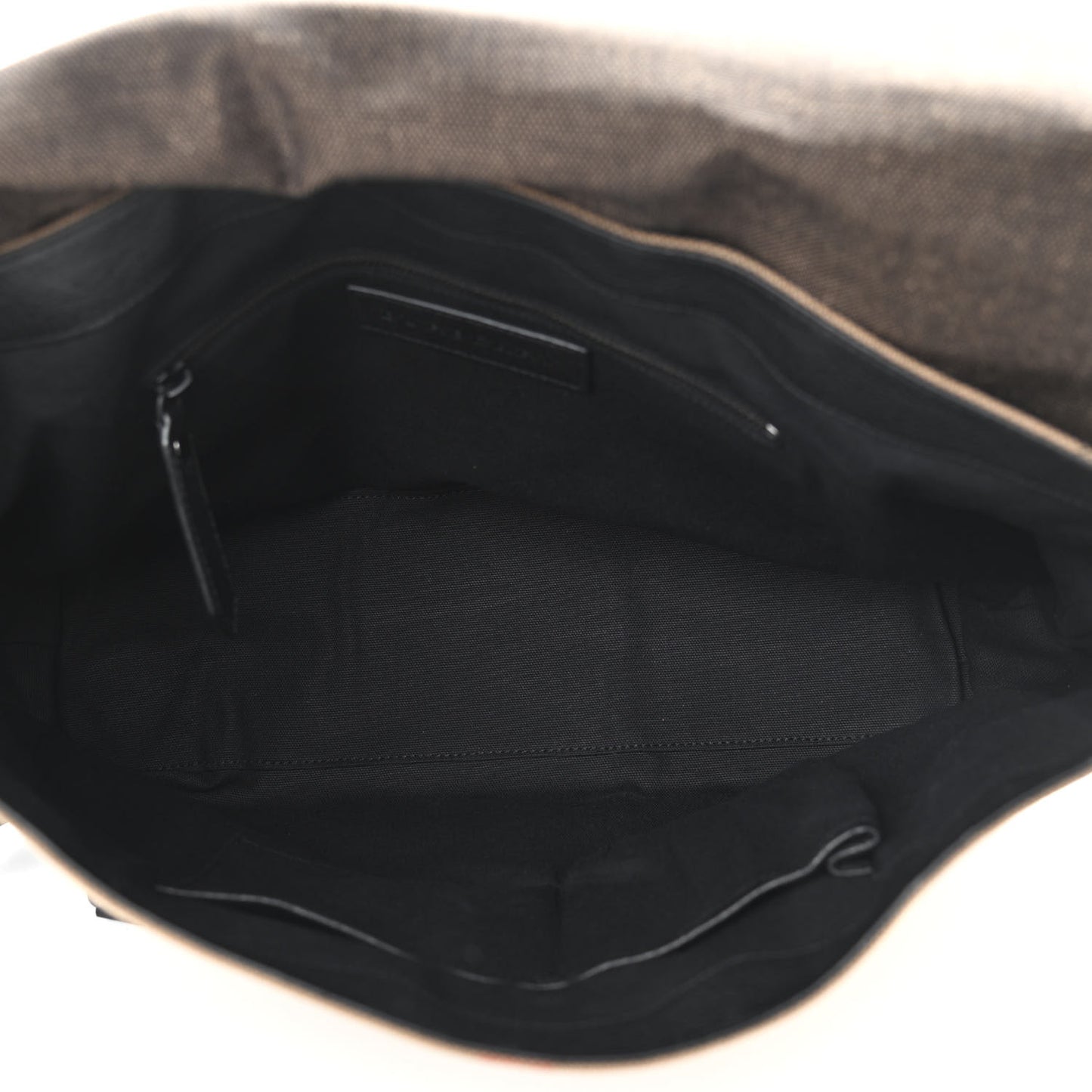 Brit Canvas Mega Check Grainy Calfskin Messenger Bag