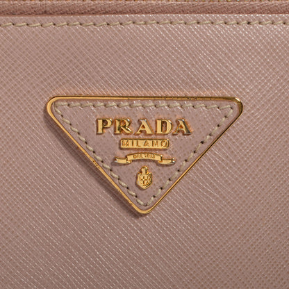 Prada Saffiano Lux Small Double Zip Tote Cammeo 5 of 10