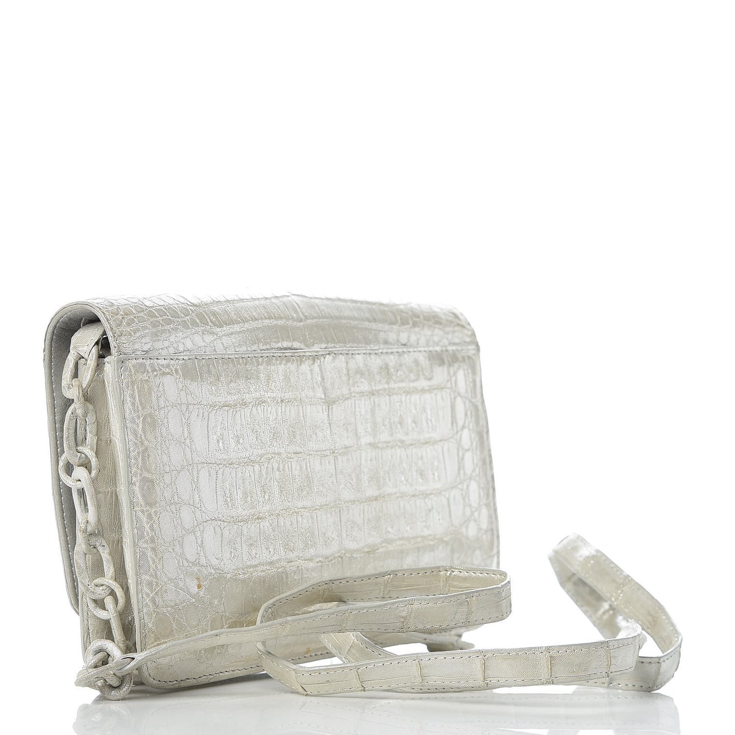 Crocodile Wallet On Chain White