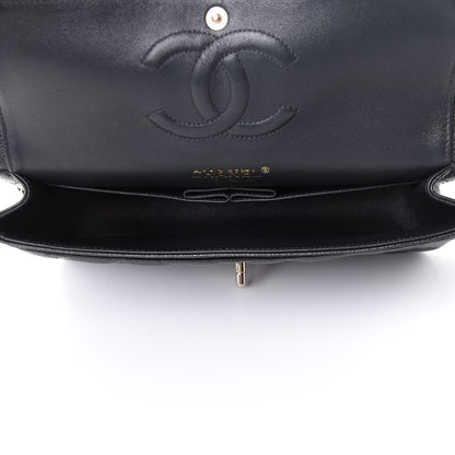 Chanel Caviar Quilted Medium Double Flap Dark Grey 4 of 10