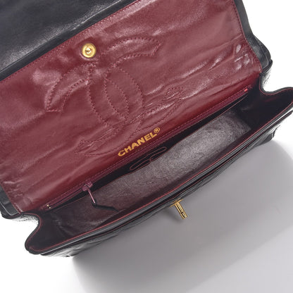 Chanel Lambskin Medium Double Flap Black 6 of 12