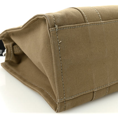 Marc Jacobs Cotton Canvas Medium The Traveler Tote Bag Slate Green 8 of 11