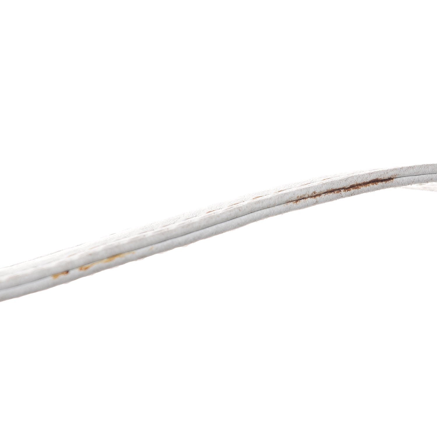 Christian Dior Lambskin Stitched Cannage Drawstring Bag White 8 of 13