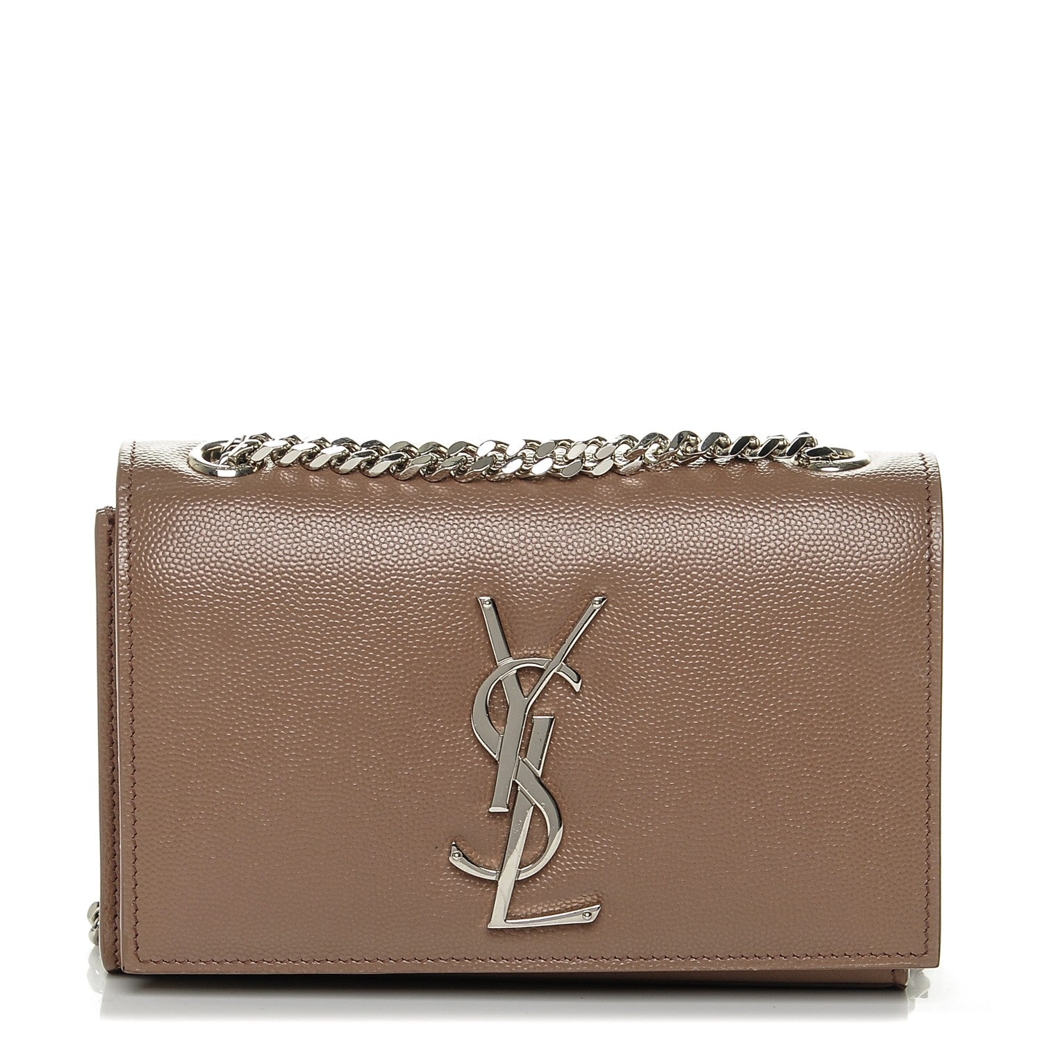 Saint Laurent Grain De Poudre Small Monogram Kate Satchel Fard 1 of 6