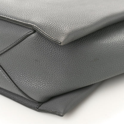 Celine Baby Grained Calfskin Medium Tri-Fold Bag Grey 7 of 12