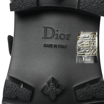Christian Dior Lambskin Dioract Platform Sandals 36.5 Black 7 of 10
