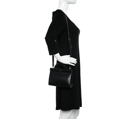Valentino Garavani Calfskin Mini Logo Crossbody Tote Black 2 of 9