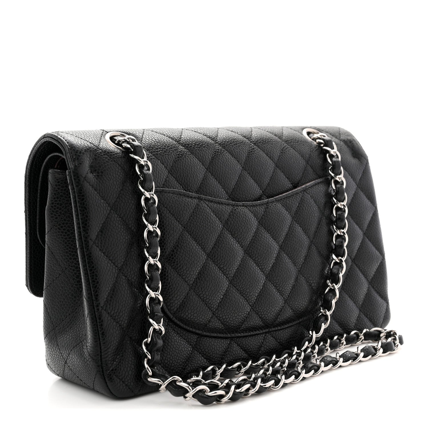 Chanel Caviar Quilted Medium Double Flap Black 3 of 10