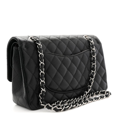 Chanel Caviar Quilted Medium Double Flap Black 3 of 10
