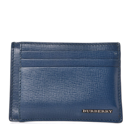 Burberry London Grainy Calfskin Bernie Credit Card Case Mineral Blue 1 of 18
