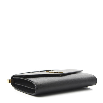 Saint Laurent Grain De Poudre Mini Uptown Crossbody Bag Black 4 of 10