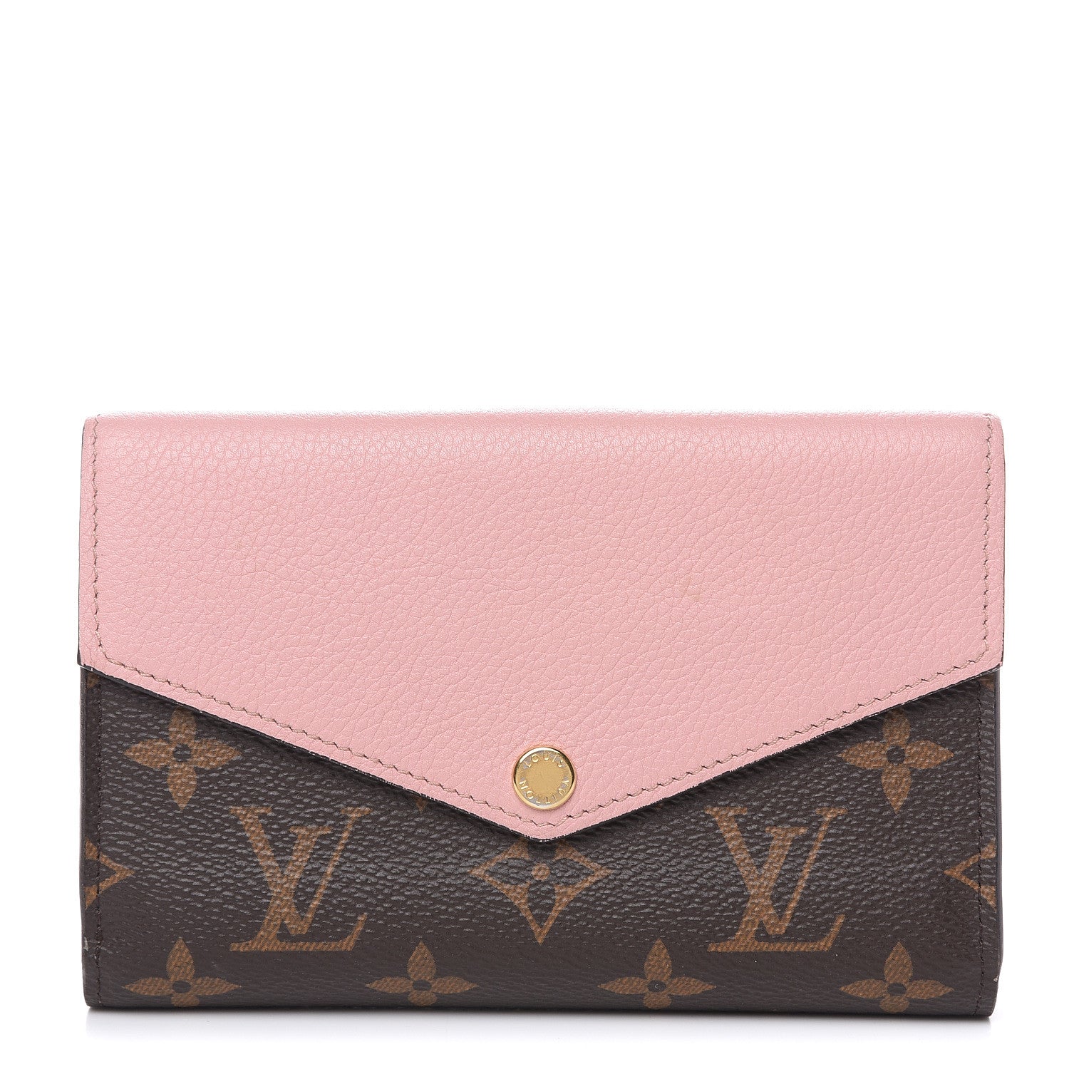 Louis Vuitton Monogram Pallas Compact Wallet Rose Poudre 1 of 7
