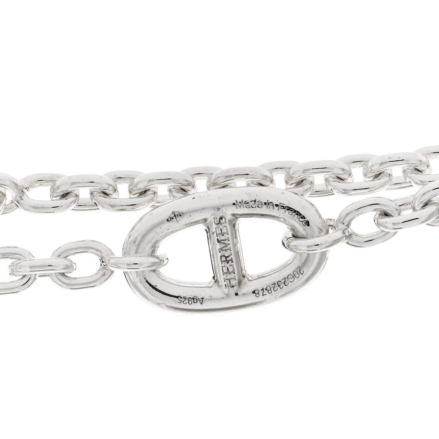 Hermes Sterling Silver Farandole Necklace 120 3 of 4