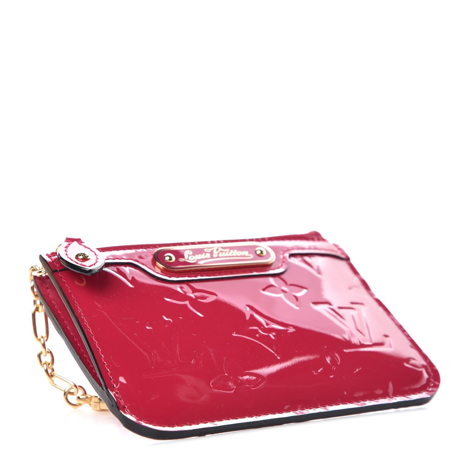 Louis Vuitton Vernis Key Pouch Rose Indien 4 of 8