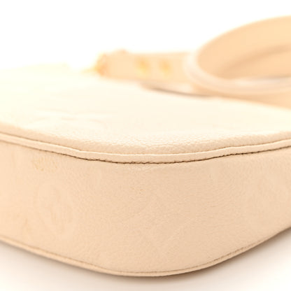Louis Vuitton Empreinte Monogram Giant Multi Pochette Accessories Large Pochette Cream 9 of 10