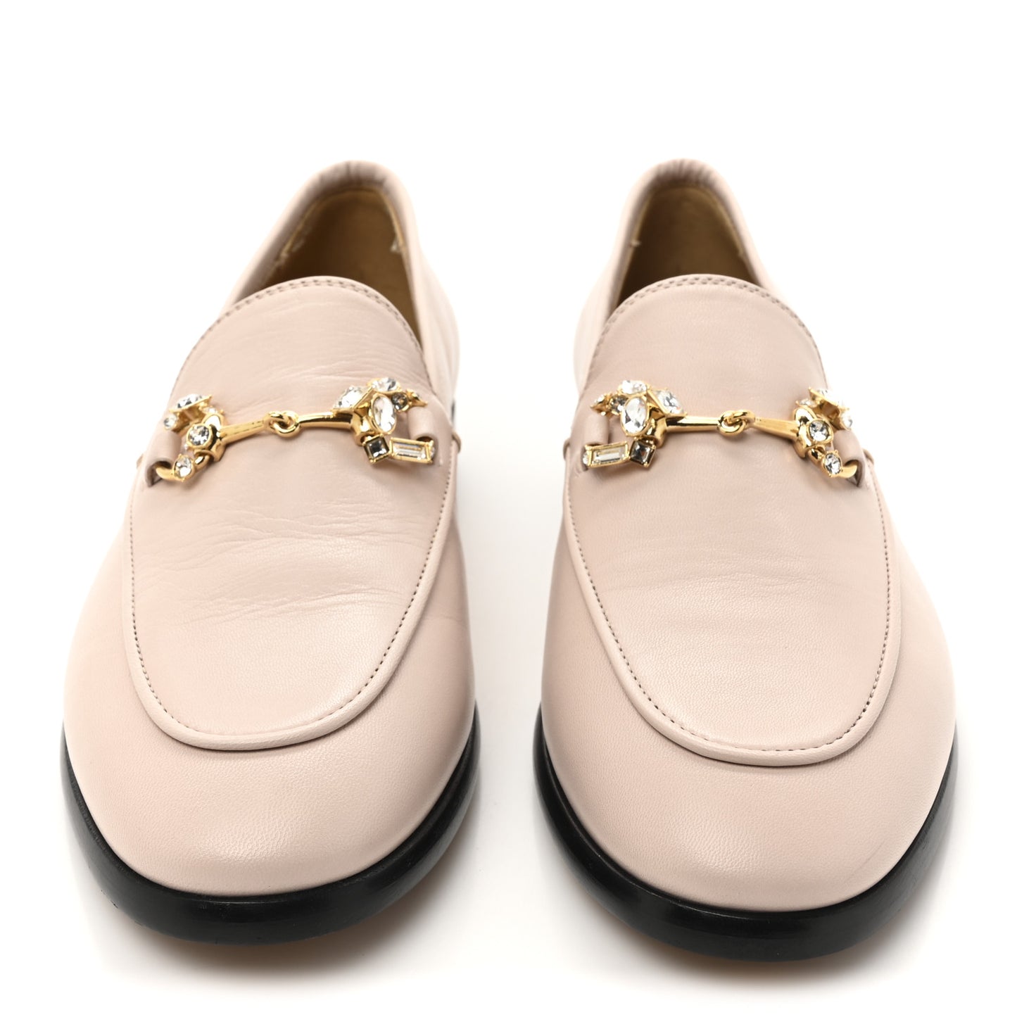 Malaga Kid Crystal Horsebit Womens Jordaan Loafers 36 Pink Hibiscus