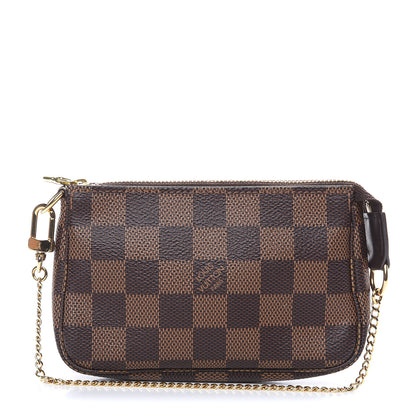 Louis Vuitton Damier Ebene Mini Pochette Accessories 1 of 10