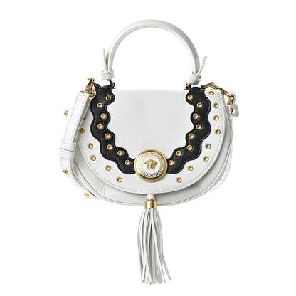 Versace Calfskin Vanitas Crossbody Bag White 1 of 21