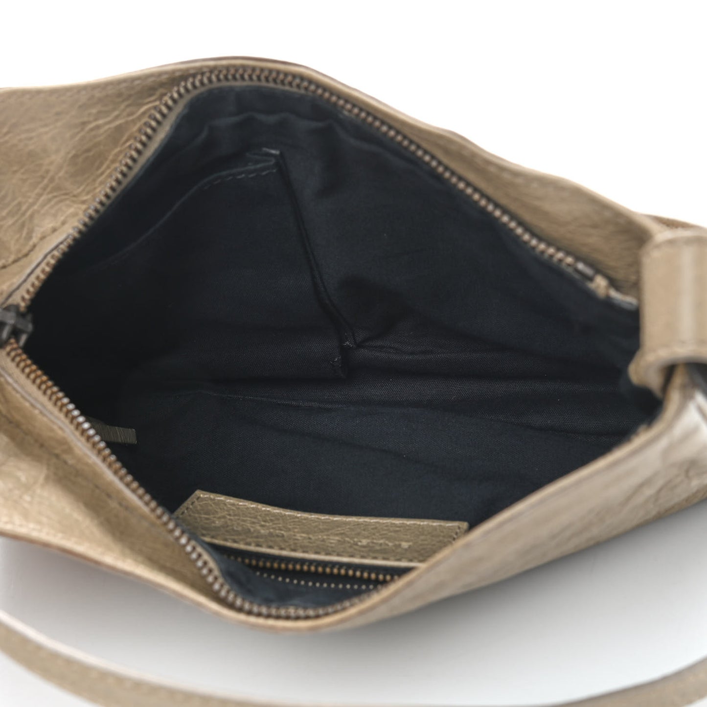 Agneau Classic Hardware Hip Beige Latte