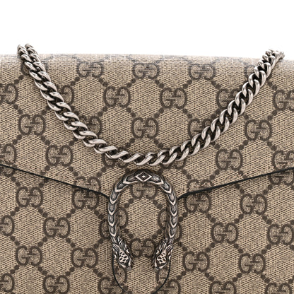 Gucci GG Supreme Monogram Mini Dionysus Chain Wallet Black 8 of 11